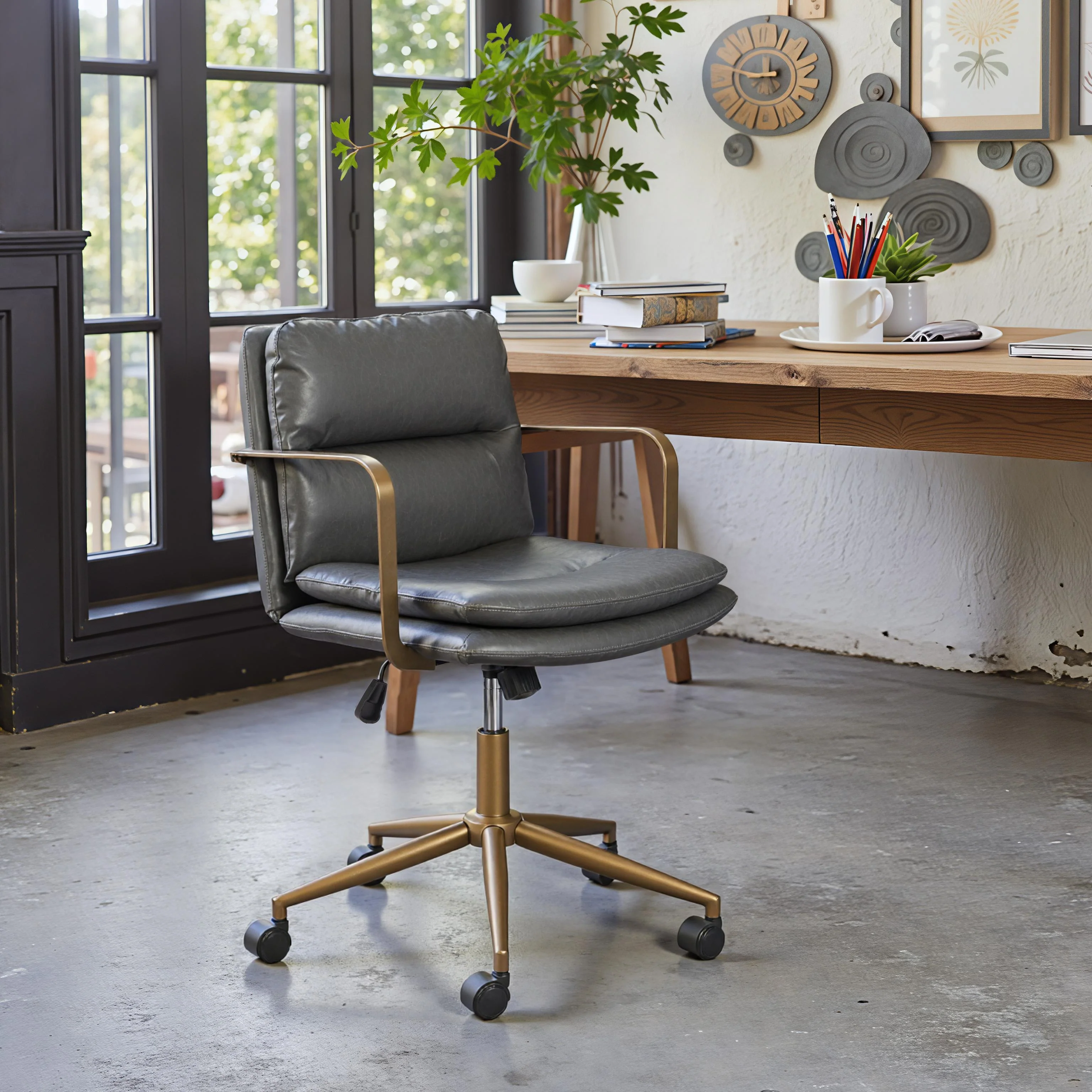 Zuo Birao Office Chair Gray - Image 2
