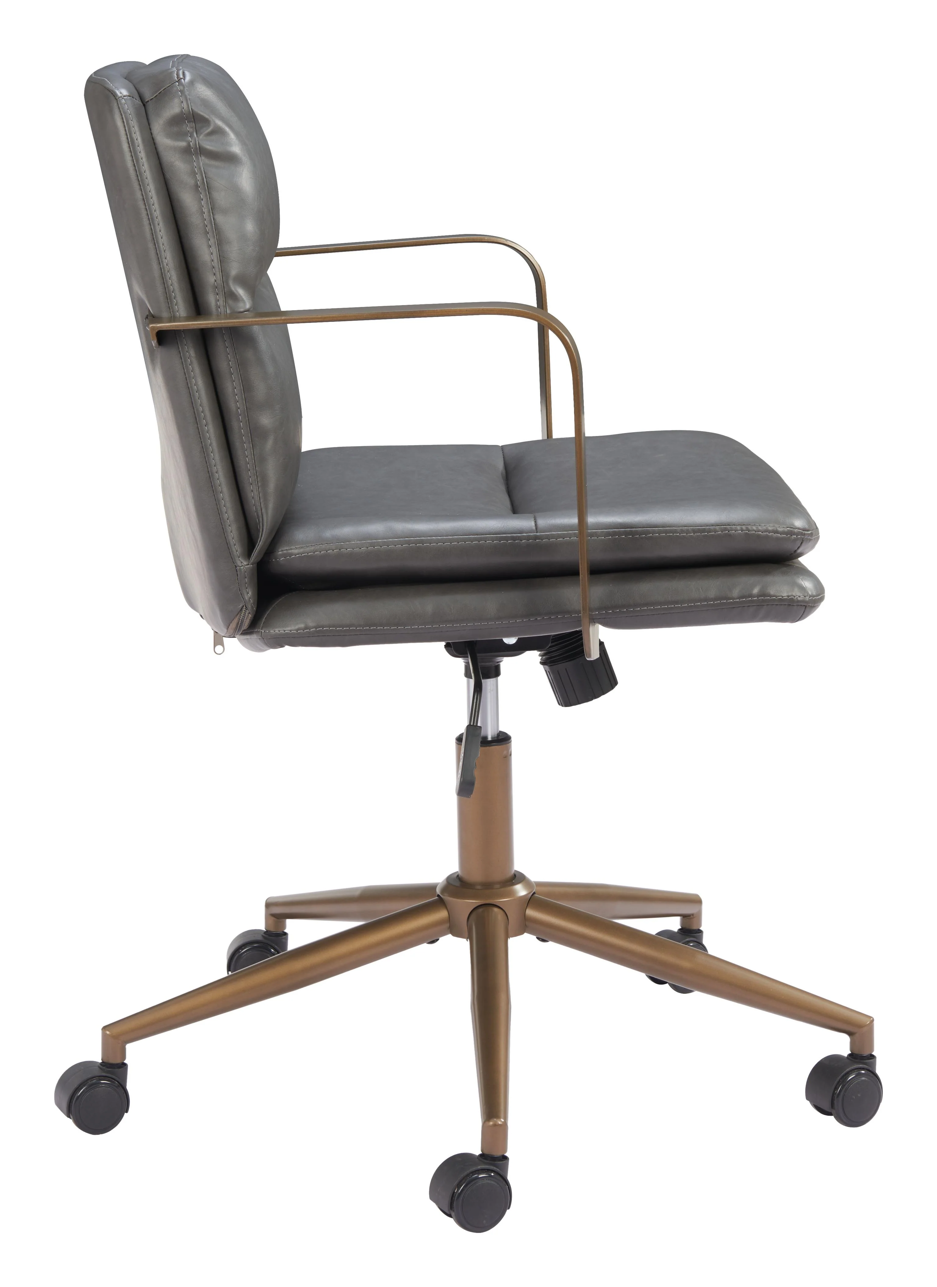 Zuo Birao Office Chair Gray - Image 4