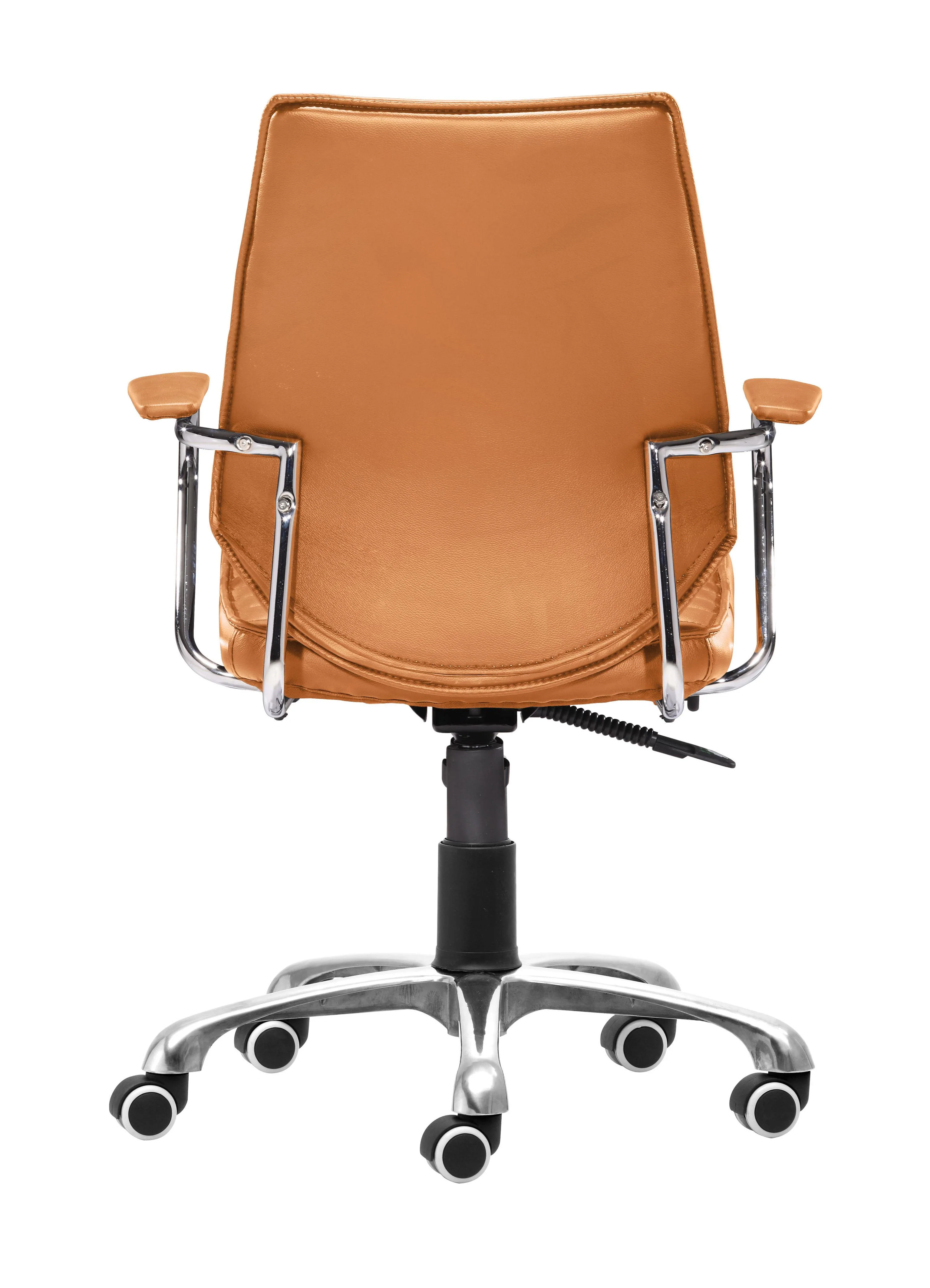 Zuo Enterprise Low Back Office Chair Terracotta - Image 5
